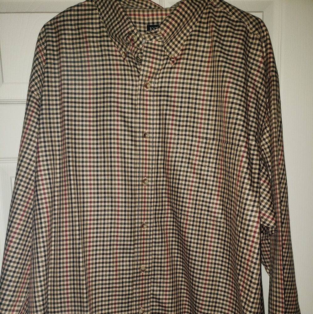 Mens XXL Jos A Bank Long Sleeve Shirt